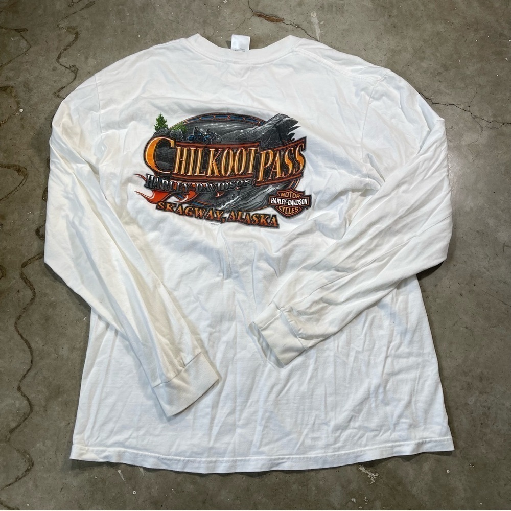 Harley Davidson Chilkhoot Pass 2012 Men’s Long‎ Sleeve Size Large